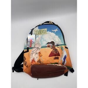 Sprayground DLX Money Beach Backpack New w/ Tags - Minor Defects
